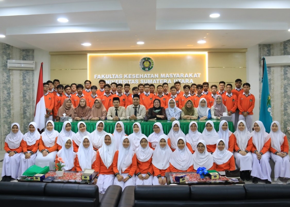 Siswa MA Al-Azhar Asy-Syarif Sumatera Utara ke FKM USU
